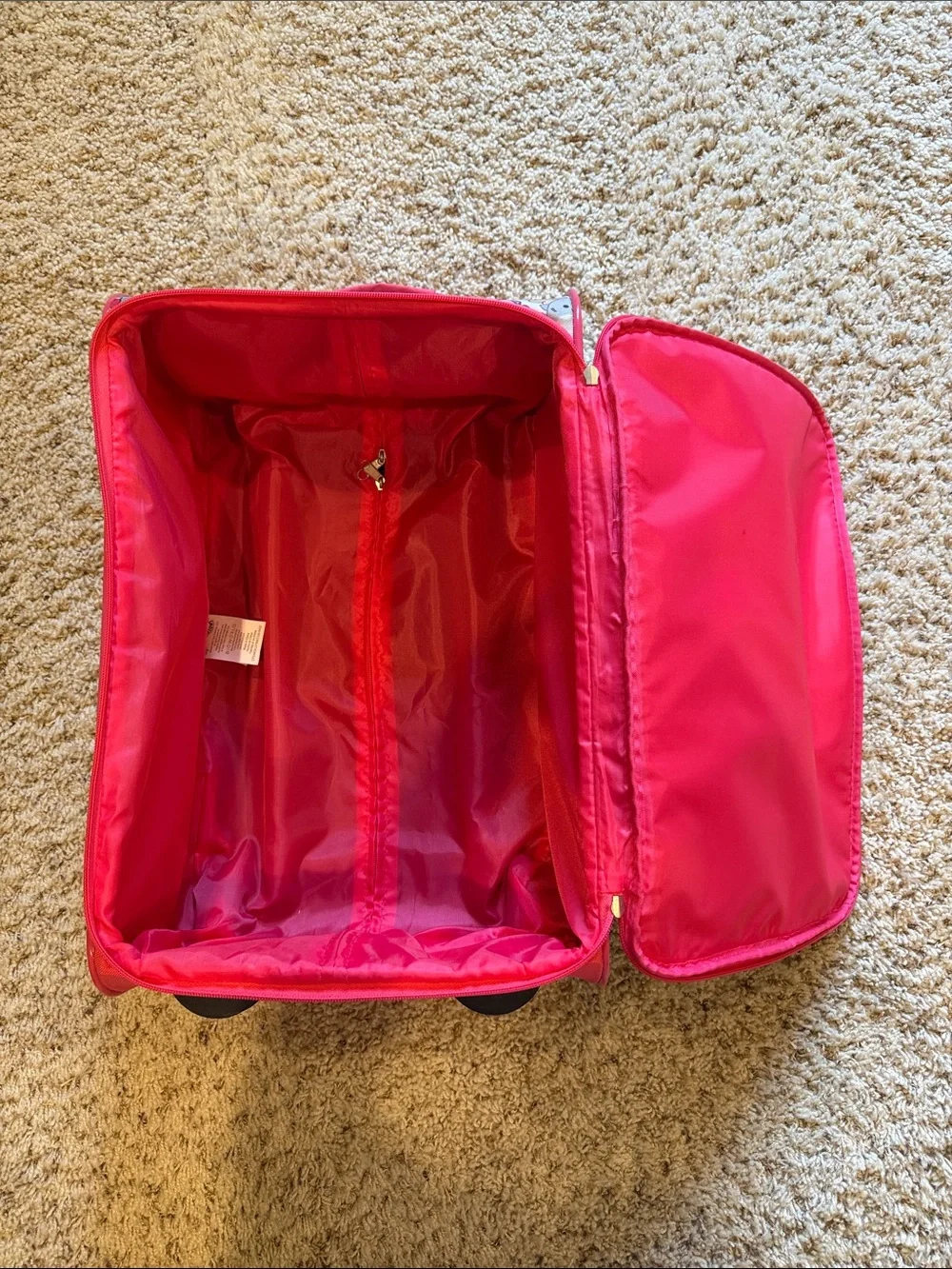 Squishmallows Pink-Trim Multicolor Cloud Characters Suitcase